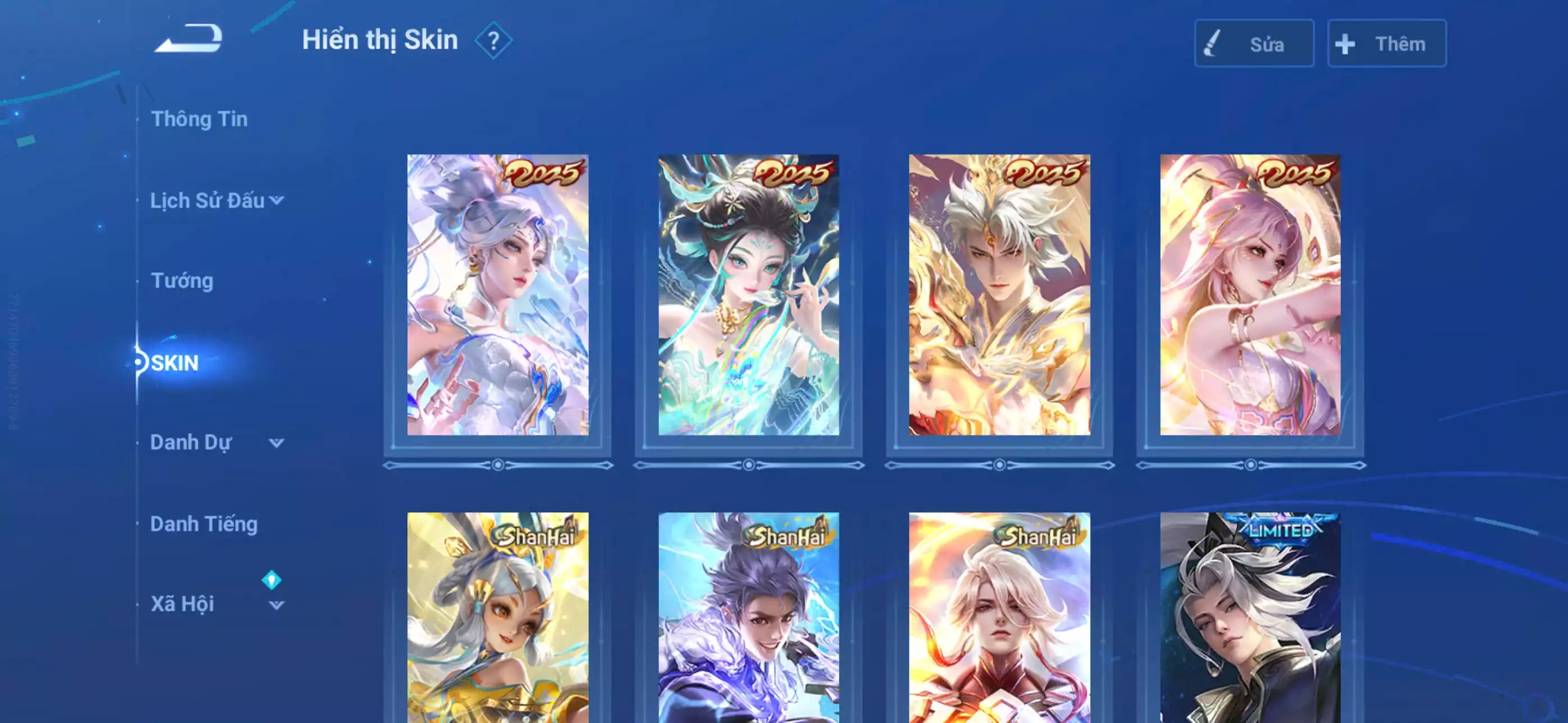 Ảnh Acc global.login infinite giao mail 5 vô song, 4 skin gacha Full lyn2024,2025 shanhai, 3 load nền 50 skin truyền thuyết siêu đẹp, siêu nhiều nút bấm(đã cọc)